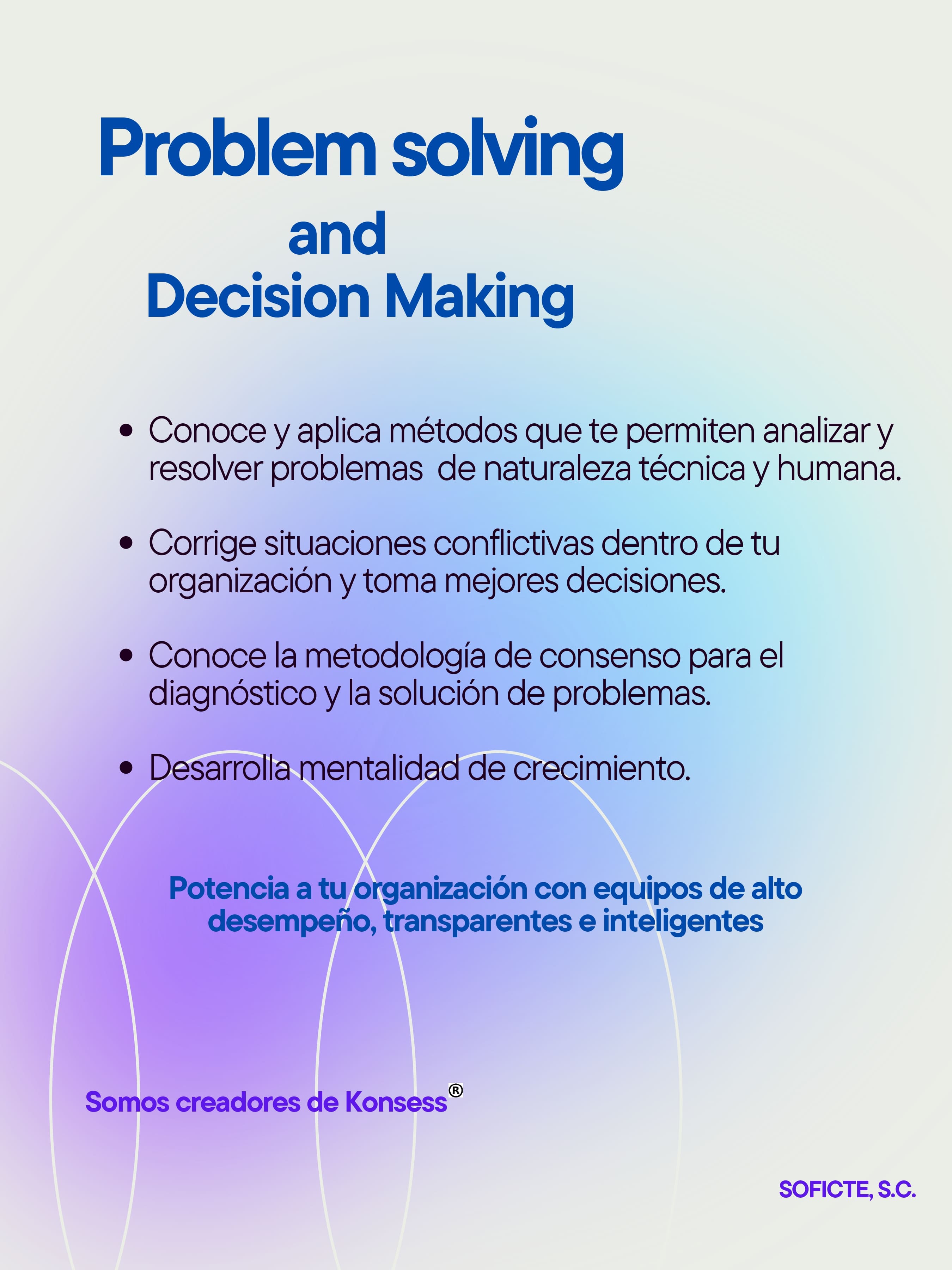 Problem solving and Decision Making